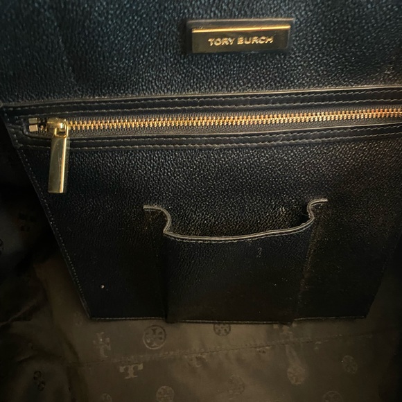 Tory Burch Black Leather Tote - Picture 11 of 16